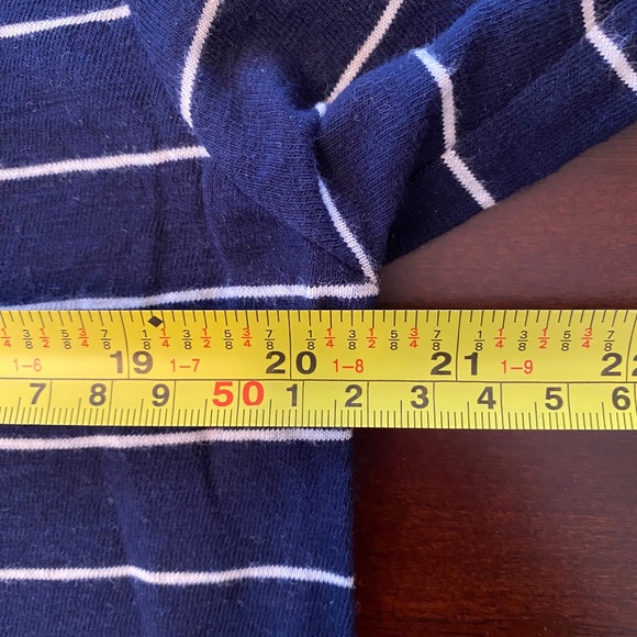 Mens J Crew 100% Cotton Striped, Long Sleeve T-shirt - Picture 7 of 11